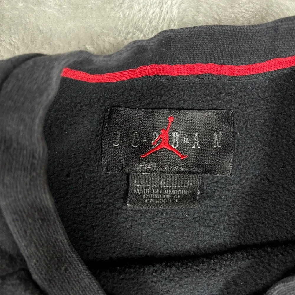 Air‎ Jordan Sweatshirt Men Large Black Pullover Crewneck Sweater Jumpman Air